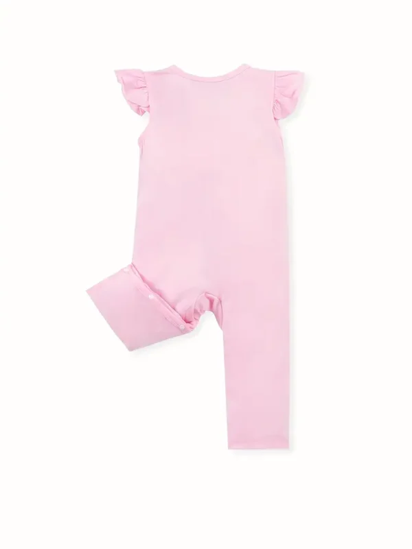 LULUKAKA Baby Romper - Sleeveless, Lace-Trimmed Onesie for Newborns & Toddlers, Soft Polyester Blend, Machine Washable, Perfect for Outdoor (pink) - Image 4