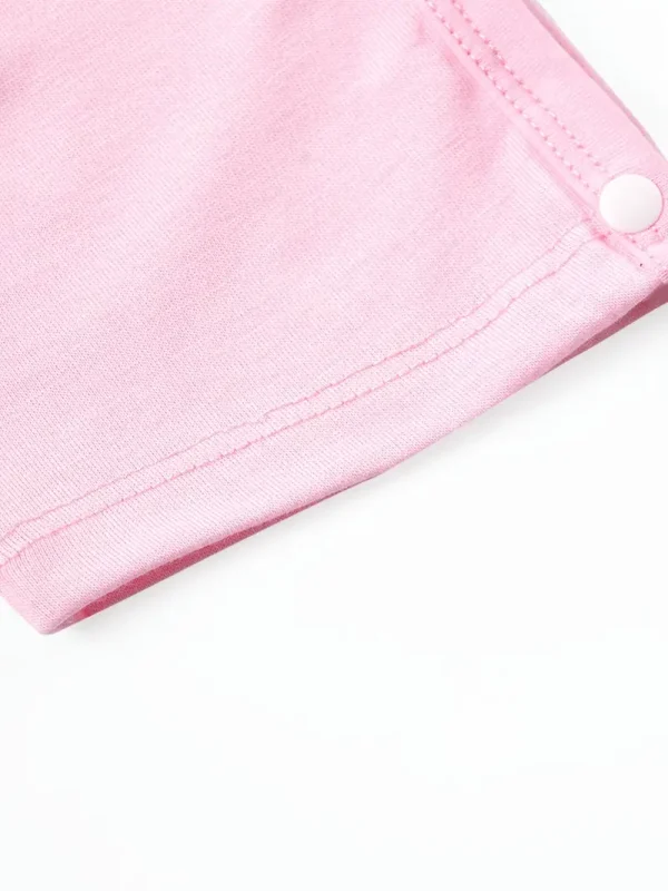 LULUKAKA Baby Romper - Sleeveless, Lace-Trimmed Onesie for Newborns & Toddlers, Soft Polyester Blend, Machine Washable, Perfect for Outdoor (pink) - Image 5
